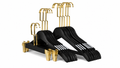 Elegant Black Hanger set with clips